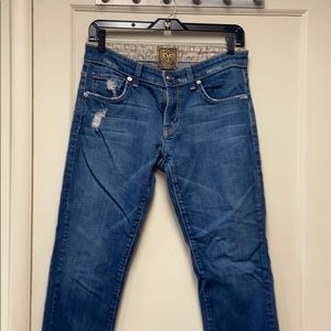 Rich & Skinny straight leg ankle jeans